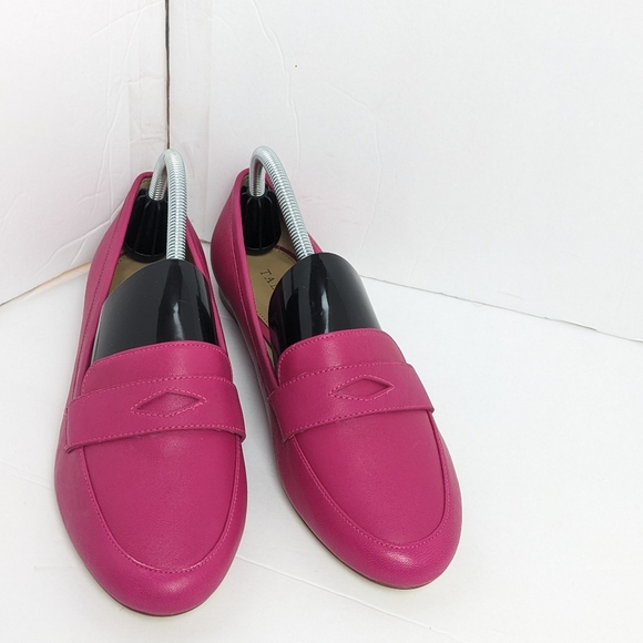 NWOT Talbot's pink leather loafers - Picture 6 of 16